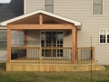 Lanai with treated deck and railing