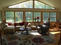Interior view of sunroom