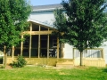 Screen room and treated deck