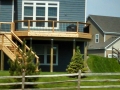 Cedar deck and railing