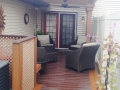 Trex deck with treated Pergola