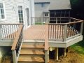 Multi colored Trex Deck