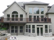 Trex Deck with dry deck system